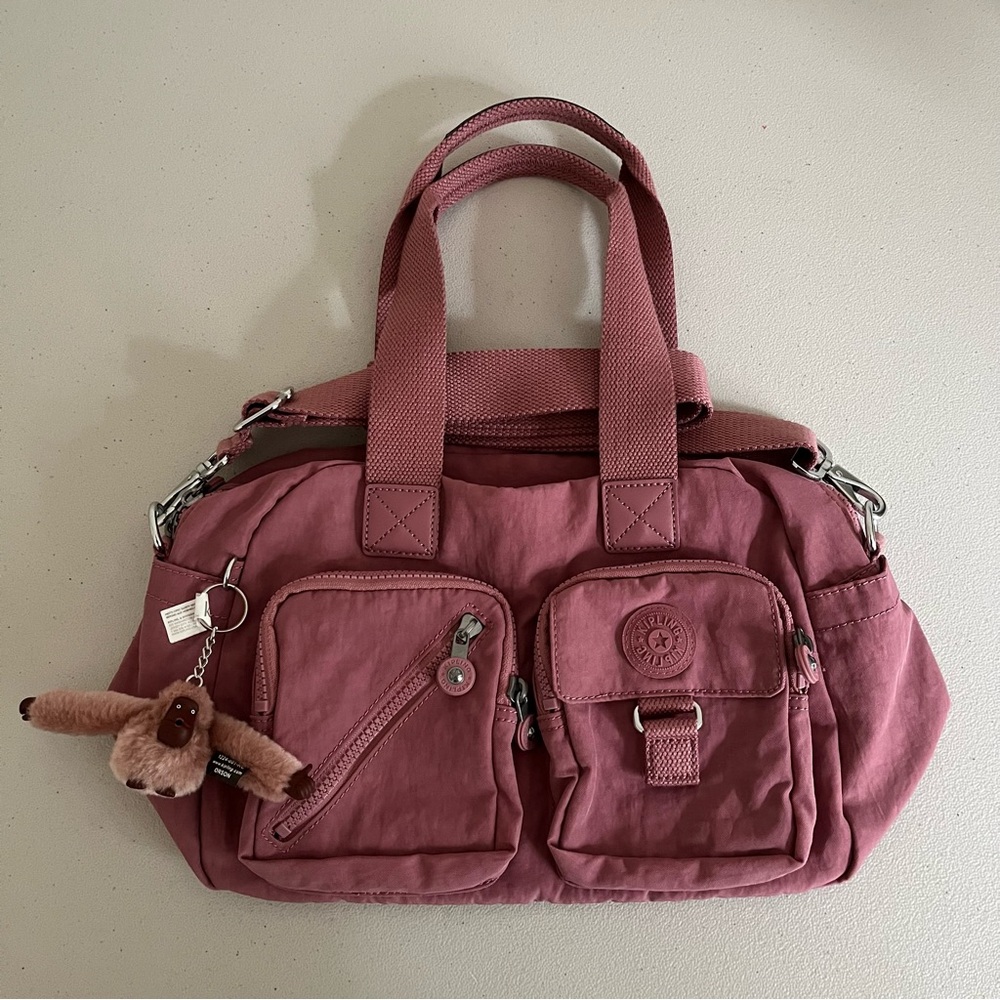 Kipling Defea Up Shoulder Bag dusty pink